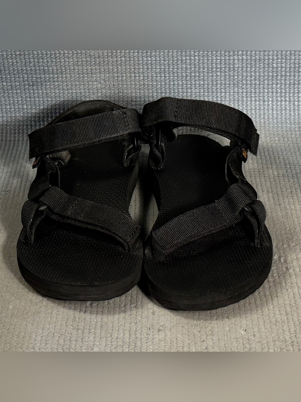 Teva Strappy Nylon Original Universal Urban Women’s Sandals Black Size 8 - Picture 3 of 9